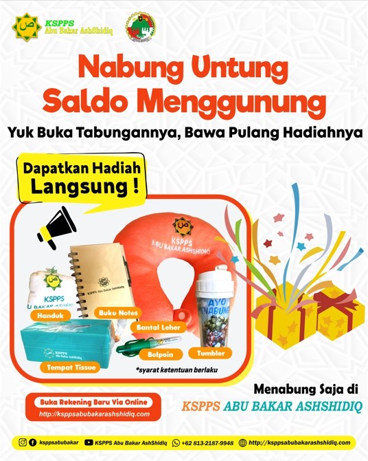 Dapat Hadiah Langsung, Nabung Untung Saldo Menggunung