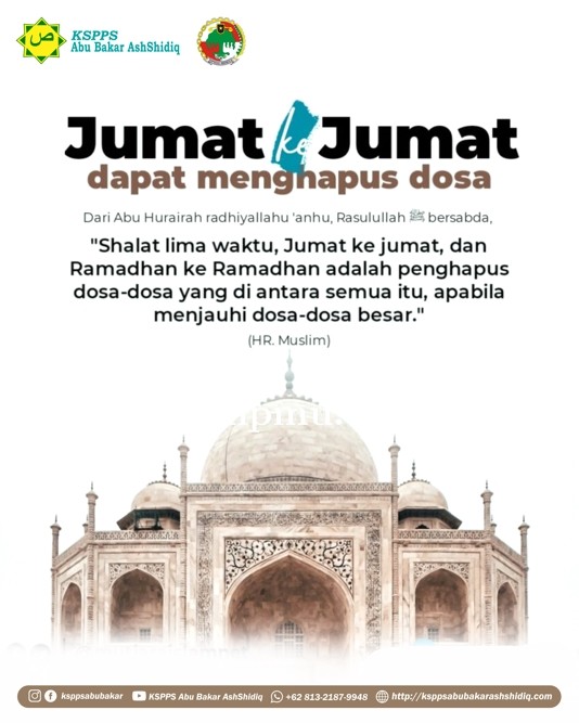 Jumat ke Jumat Dapat Menghapus Dosa