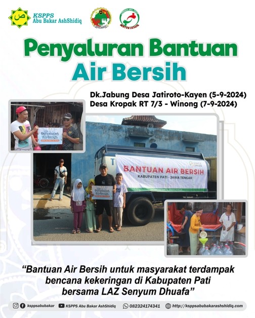 Penyaluran Bantuan Air Bersih