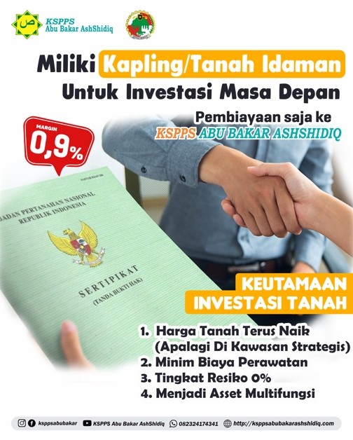 Miliki Kapling / Tanah Idaman Untuk Investasi Masa Depan