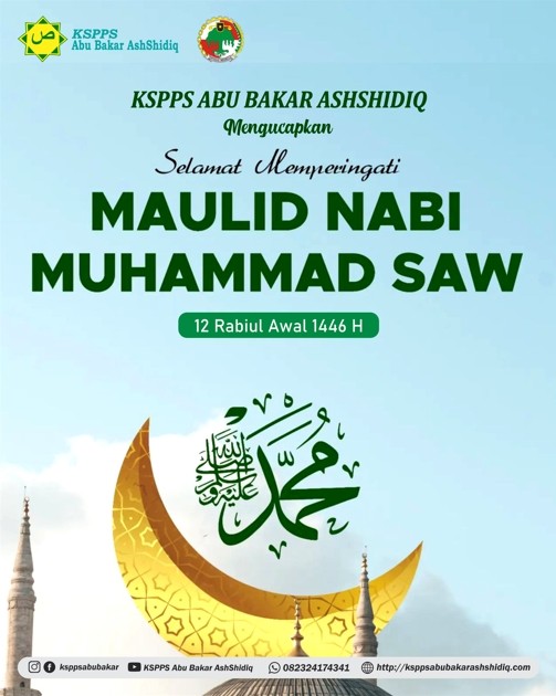 Selamat Memperingati Maulid Nabi Muhammad SAW 12 Rabiul Awal 1446 H