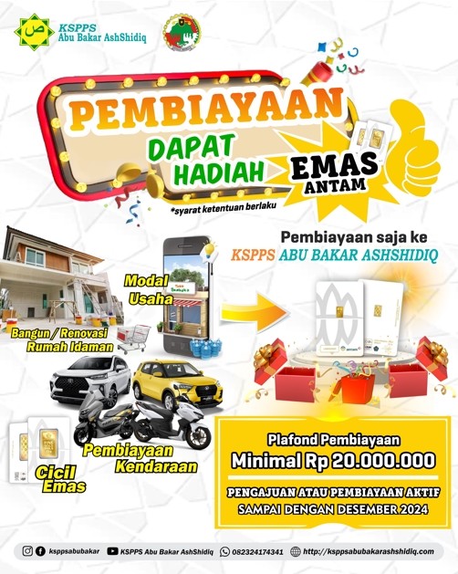 Pembiayaan berhadiah EMAS