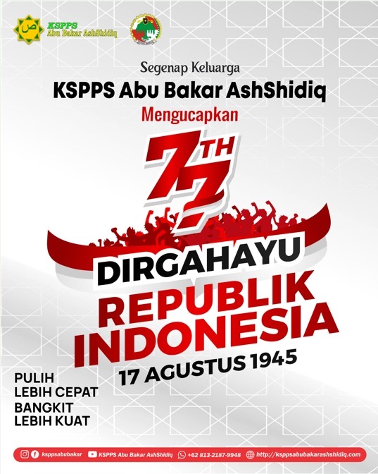 Selamat Hari Kemerdekaan Republik Indonesia Ke 77 Tahun